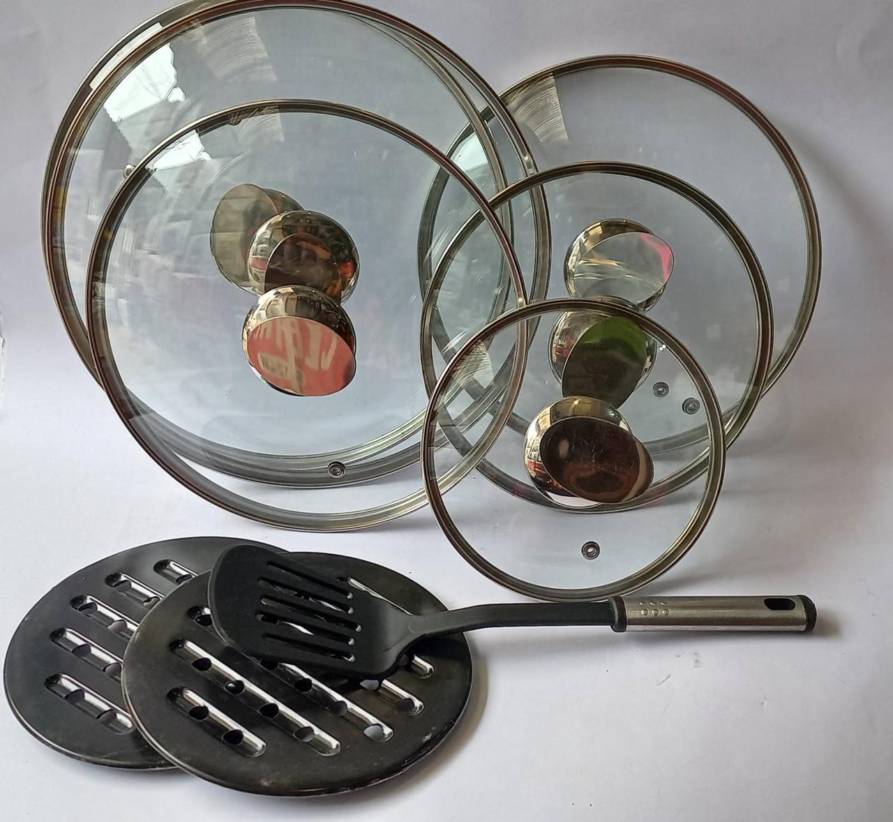 Набір каструль Bachmayer з гранітним покриттям Червоний (BM-1907) - фото 2