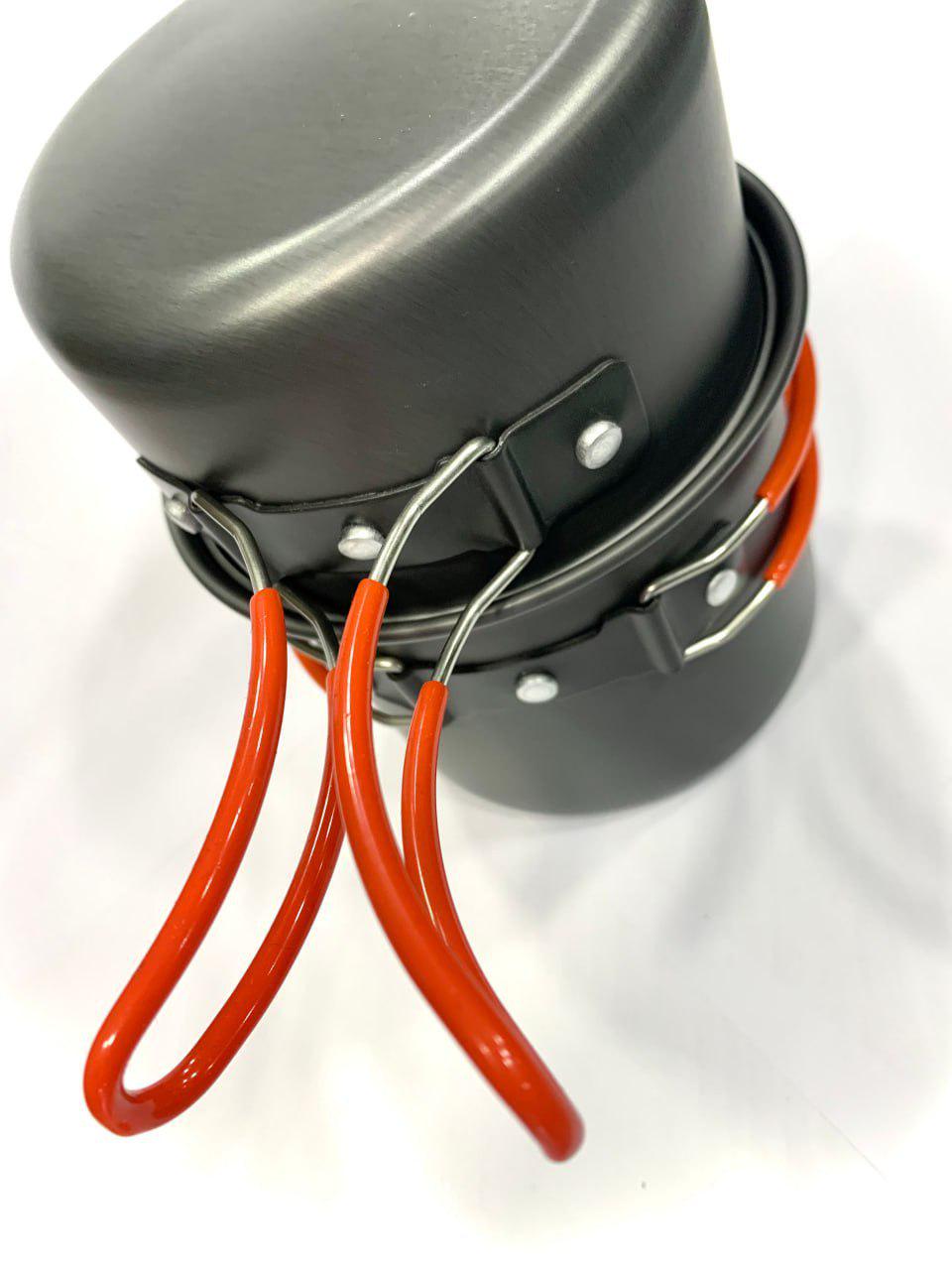 Набір туристичного посуду WIDESEA WSC-101 з антипригарним покриттям - фото 2