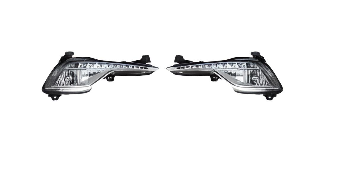 Фары дополнительные Vitol для Hyundai Sonata 2013-14 HY-603L H8-12V35W+LED-4W FOG+DRL (531924)