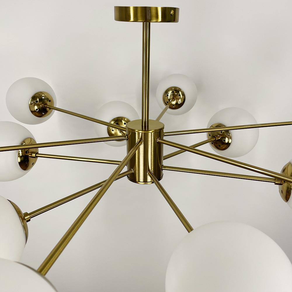 Люстра стельова Right Selection на 12 плафонів (CD 111/12 AB) - фото 5 Люстра стельова Right Selection на 12 плафонів (CD 111/12 AB) - фото 5