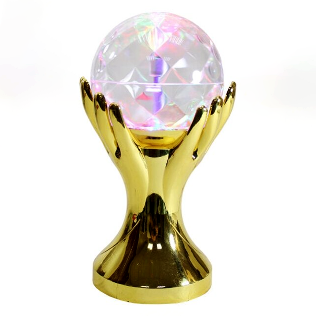 Ночник диско шар Кубок Золотая рука динамический статический режимы 220 В Ночник диско шар Кубок Золотая рука динамический статический режимы 220 В