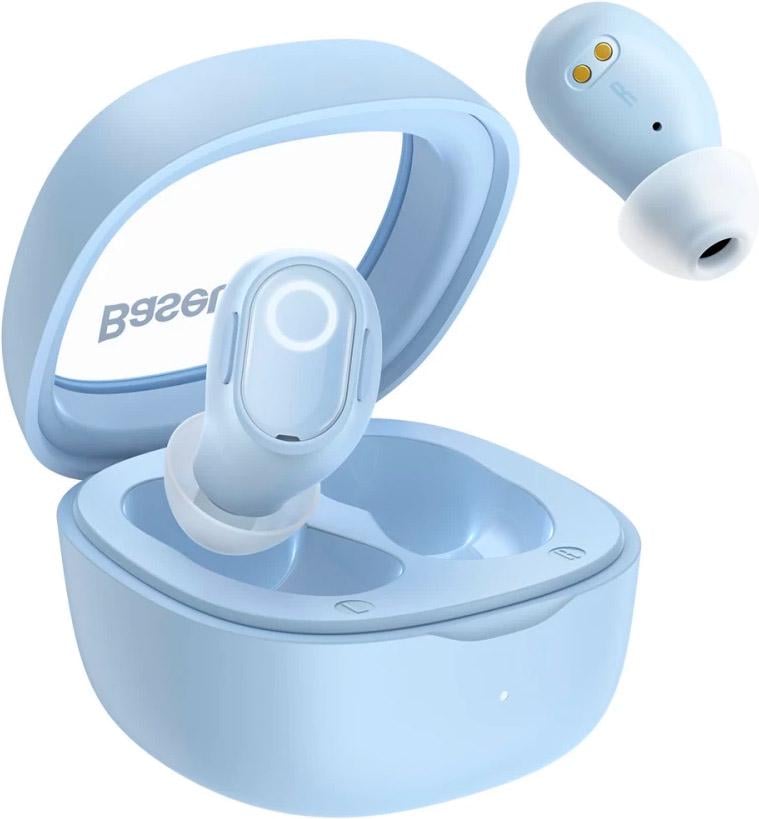 Наушники Baseus Bowie WM02 True Wireless Earphones Blue (NGTW180003) - фото 2 Наушники Baseus Bowie WM02 True Wireless Earphones Blue (NGTW180003) - фото 2