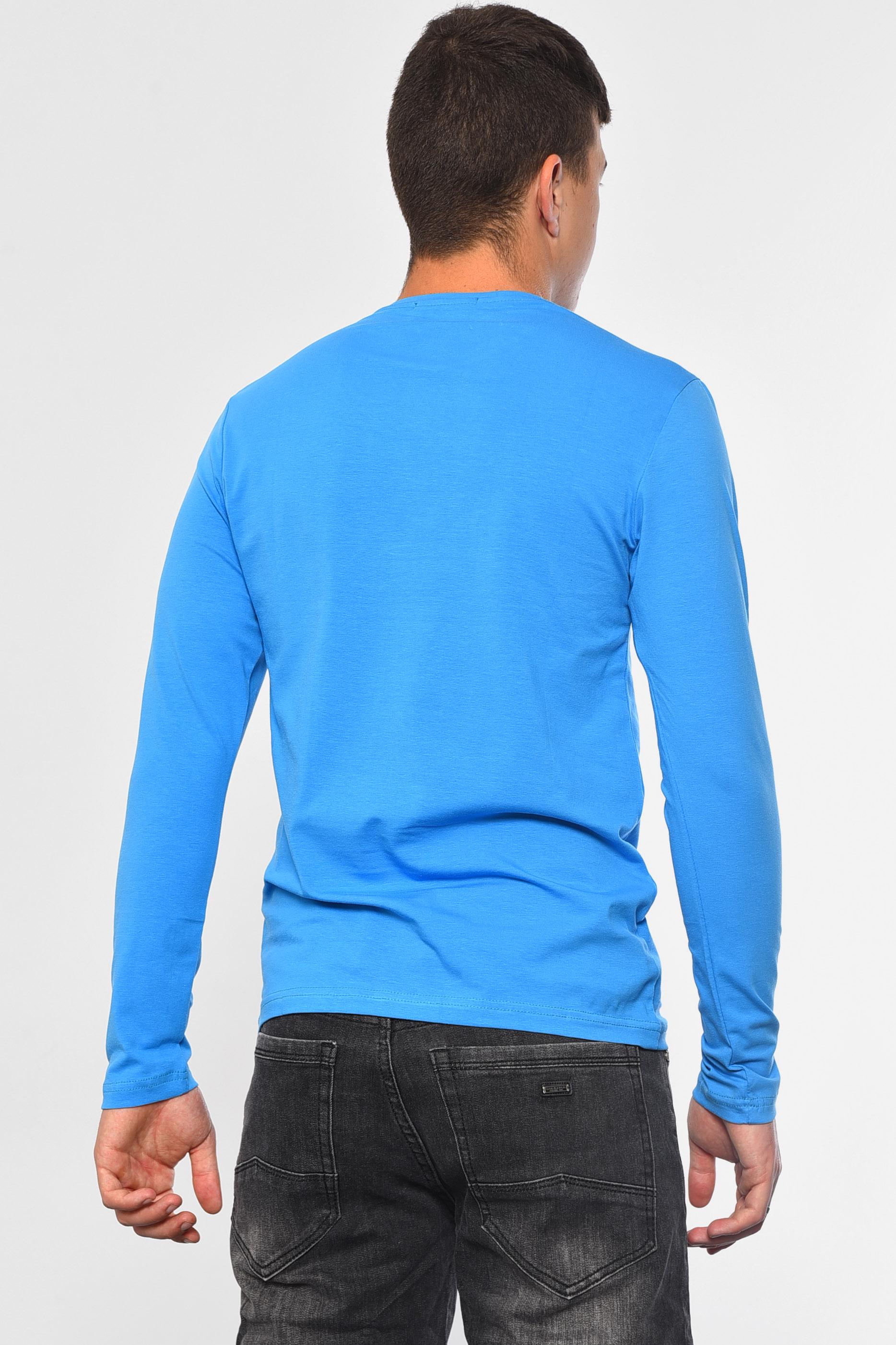 Свитшот мужской XL Голубой (182058) - фото 3