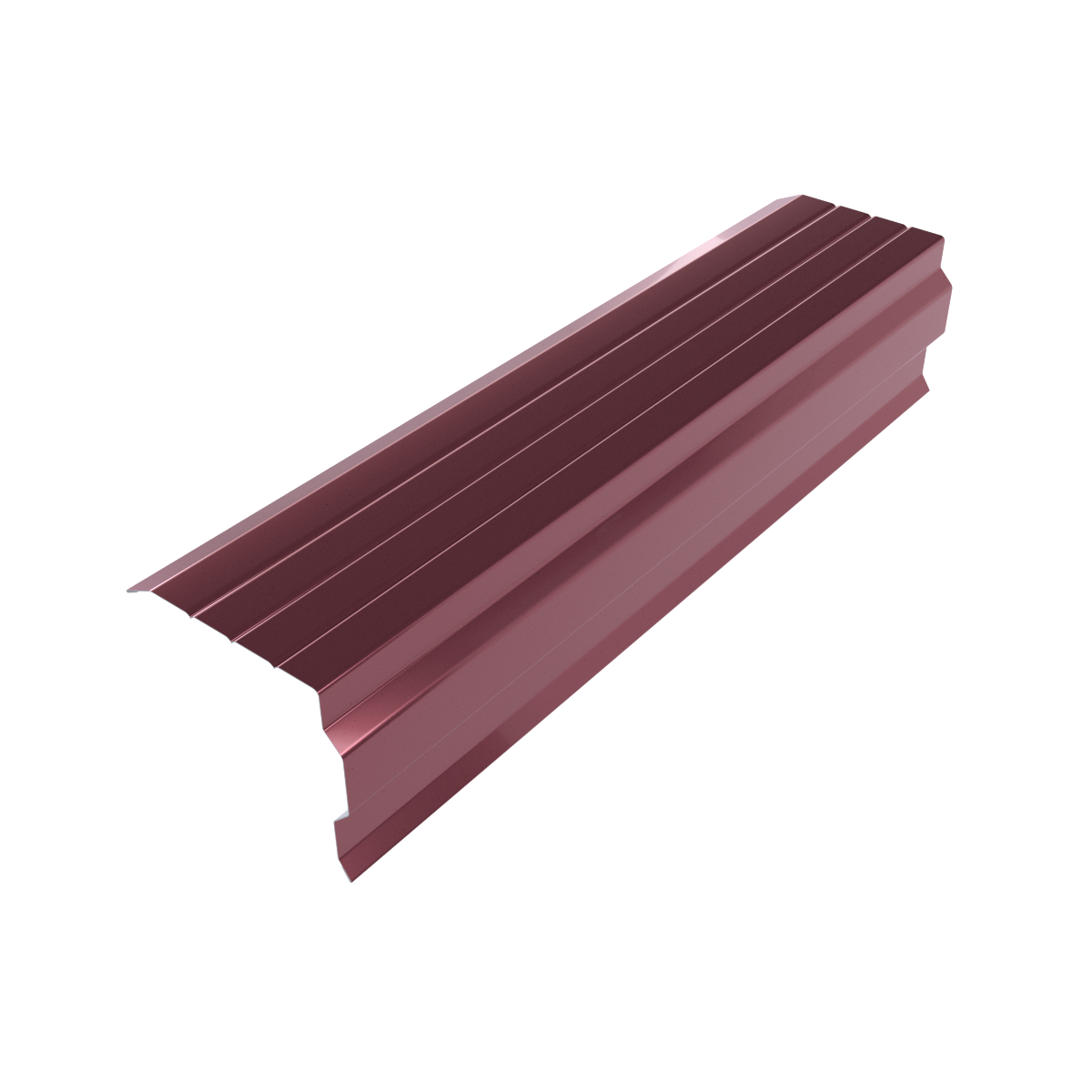 Планка торцевая усиленная SIMBUD KREP для крыши 2 м RAL3005 мат (31885869)