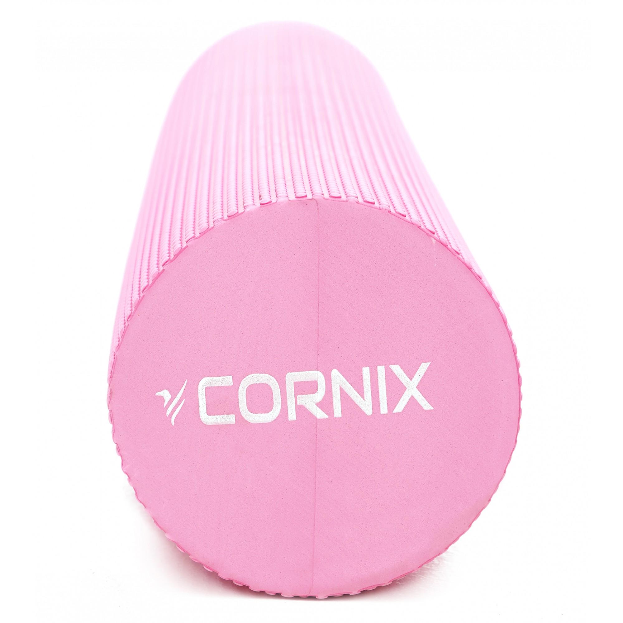 Масажний ролик Cornix EVA+ XR-0313 90x15 см Pink (20973285) - фото 2