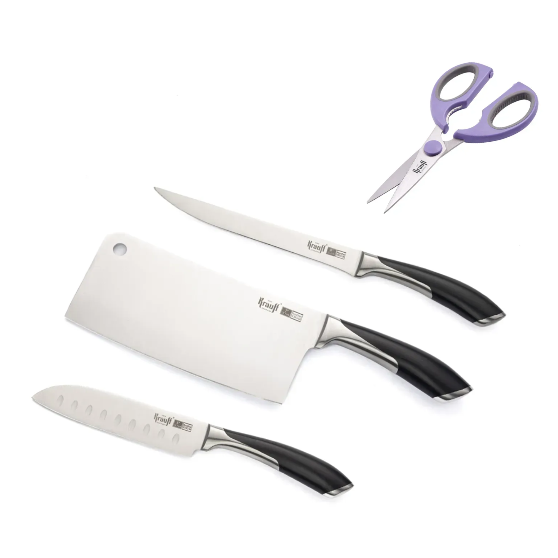 Набор ножей Krauff Luxus с ножницами для зелени Symphonie (55-333-392)