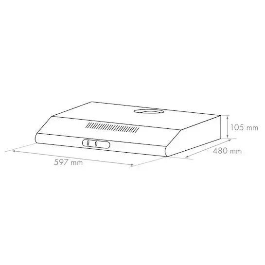 Вытяжка Klarstein Capannina 10034860 подконструкции 60 см 166 m3/h LED из нержавеющей стали - фото 5