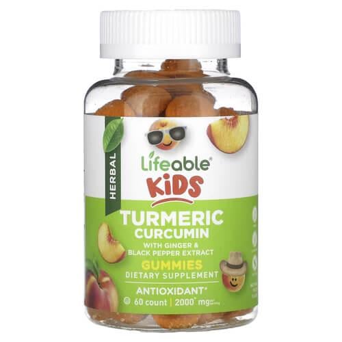 Комплекс Lifeable Kids Turmeric Curcumin with Ginger & Black Pepper 60 Gummies (LFB-73093) Комплекс Lifeable Kids Turmeric Curcumin with Ginger & Black Pepper 60 Gummies (LFB-73093)