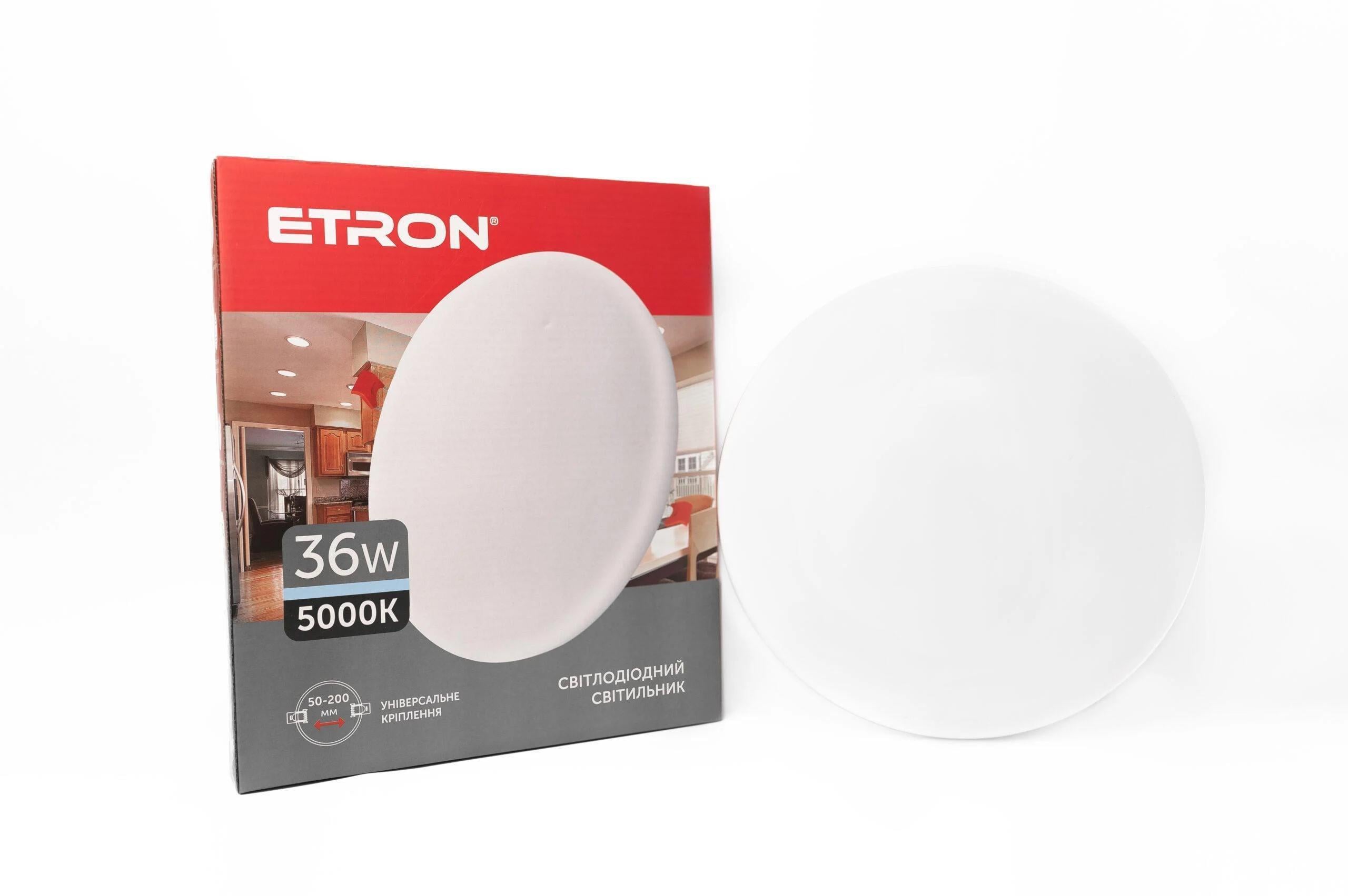 LED-светильник круглый ETRON Decor 1-EDP-617 36W 5000К IP20 (27552625)