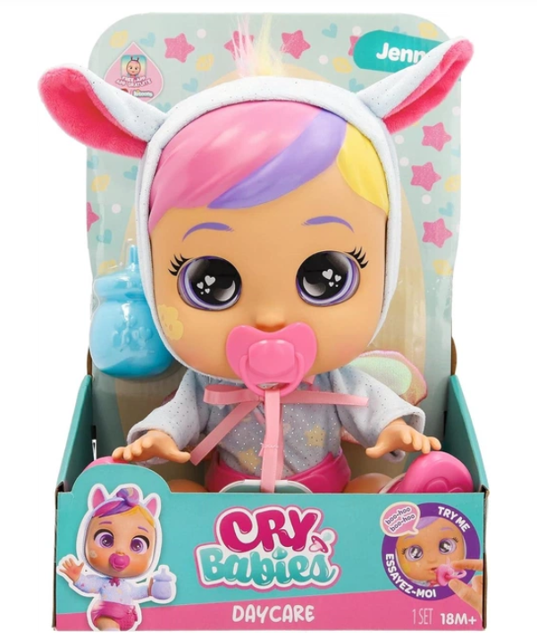Інтерактивна лялька плакса Дженна IMC Toys Cry Babies Daycare Jenna 923744