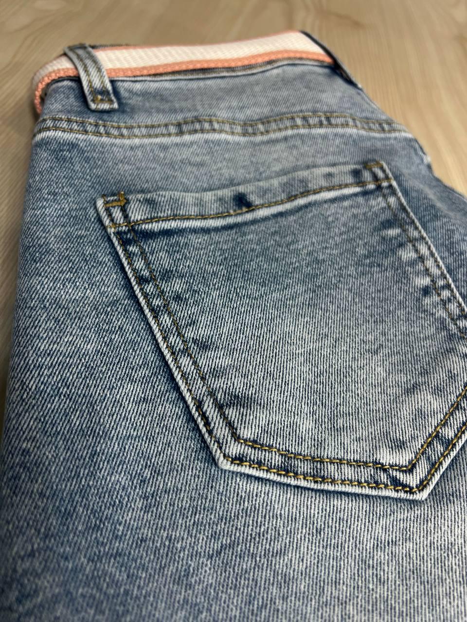 Шорты женские джинсовые Moss 512 бермуды удлиненные с розовым поясом р. 29 Голубой/Розовый (4202) - фото 4 Шорты женские джинсовые Moss 512 бермуды удлиненные с розовым поясом р. 29 Голубой/Розовый (4202) - фото 4