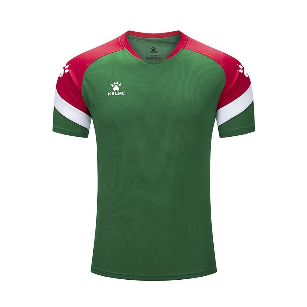 Футболка KELME BRAVO 7351TX1092.9313 M Красный с зеленым (2821039217)