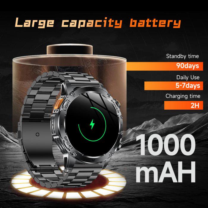 Смарт-годинник UWatch Smart Power Ultra Black Steel (2052) - фото 10 Смарт-годинник UWatch Smart Power Ultra Black Steel (2052) - фото 10