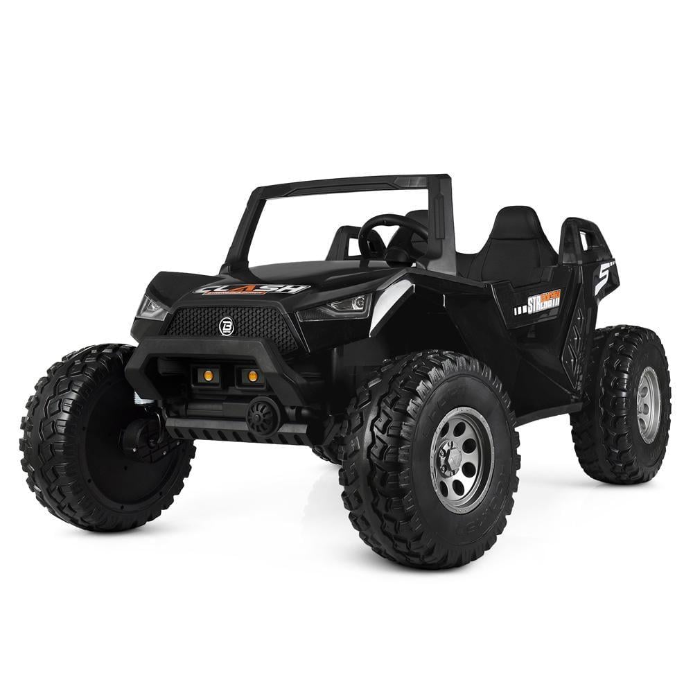 Детский электромобиль двухместный Bambi внедорожник 304W M 4170EBLRS 24V Черный