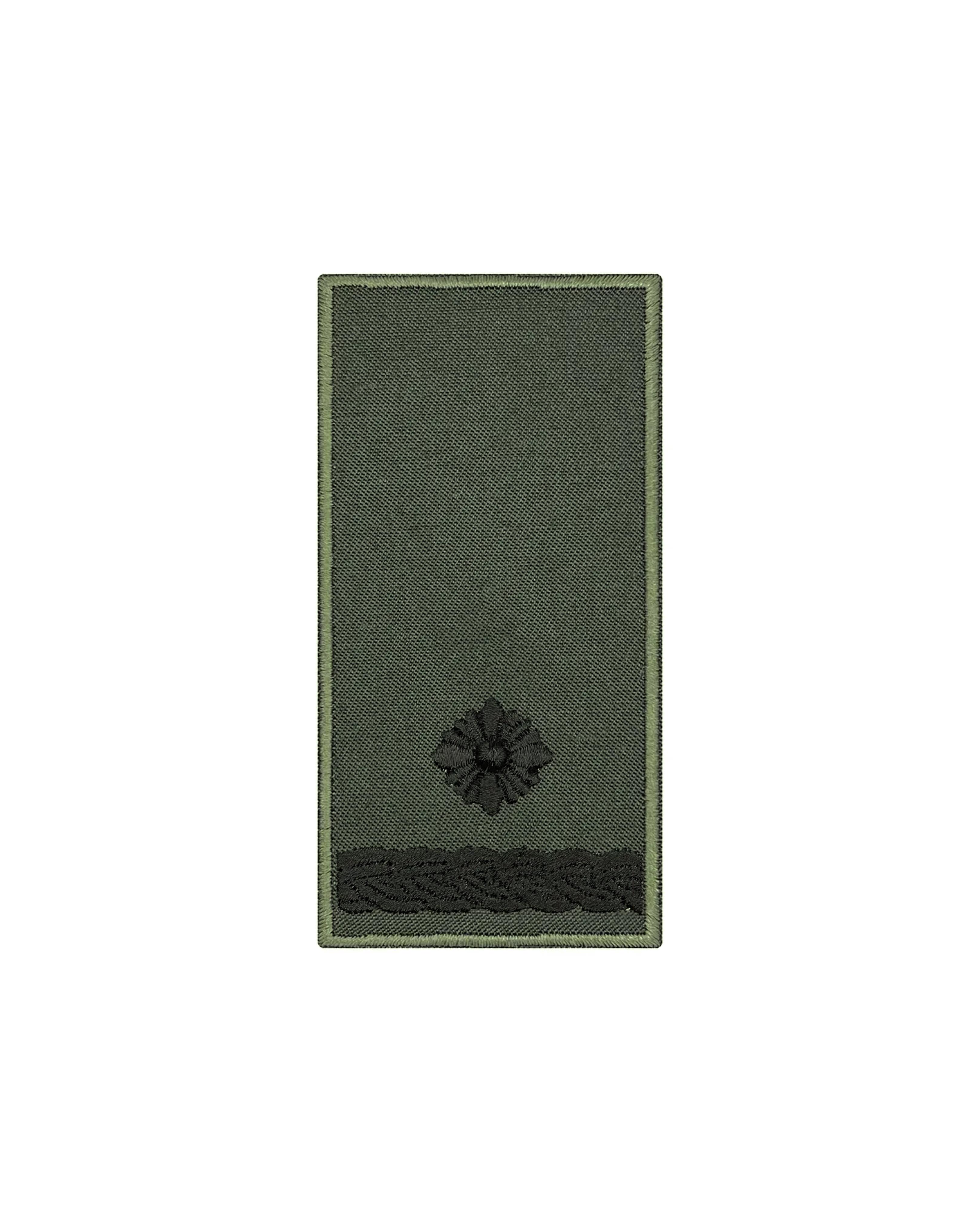Погон Майор НГУ 10х5 см Олива/Чорний (POG.NGU-14.2)
