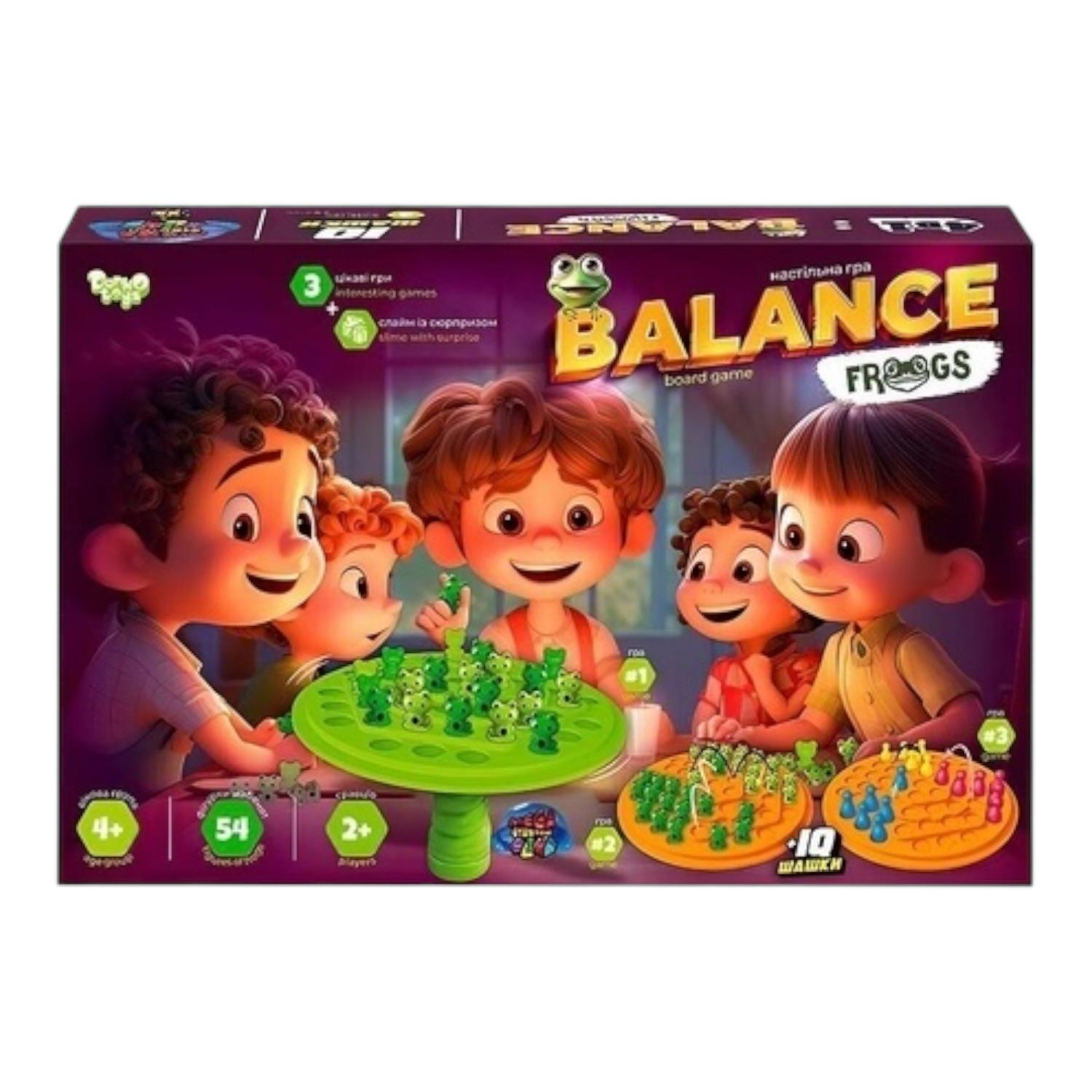Настольная игра Danko Toys Balance Frogs в коробке (114292) Настольная игра Danko Toys Balance Frogs в коробке (114292)