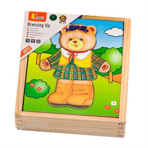 Игровой набор Viga Toys Гардероб медведицы (18183)