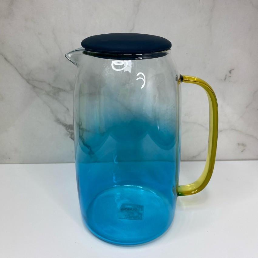 Кувшин Ardesto Blue Atlantic AR2616BA из боросиликатного стекла с силиконовой крышкой 1,6 л (2009130468) - фото 2