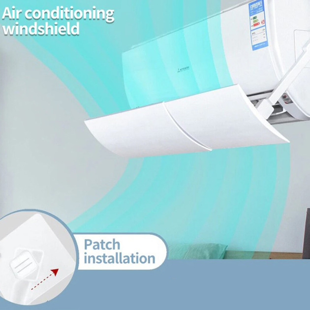 Экран-дефлектор для кондиционера без сверления - фото 7 Экран-дефлектор для кондиционера без сверления - фото 7