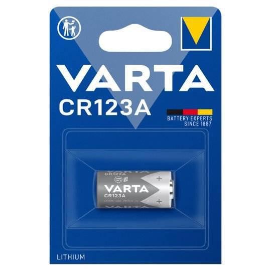 Батарейка литиевая Varta CR123A model 6205 3V блистер 1 шт.