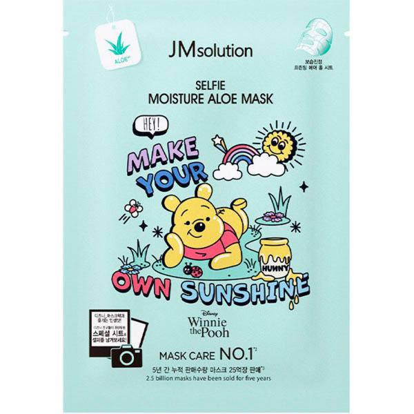 Маска для лица с экстрактом алоэ JMsolution Disney Selfie Moisture Aloe Mask увлажняющая