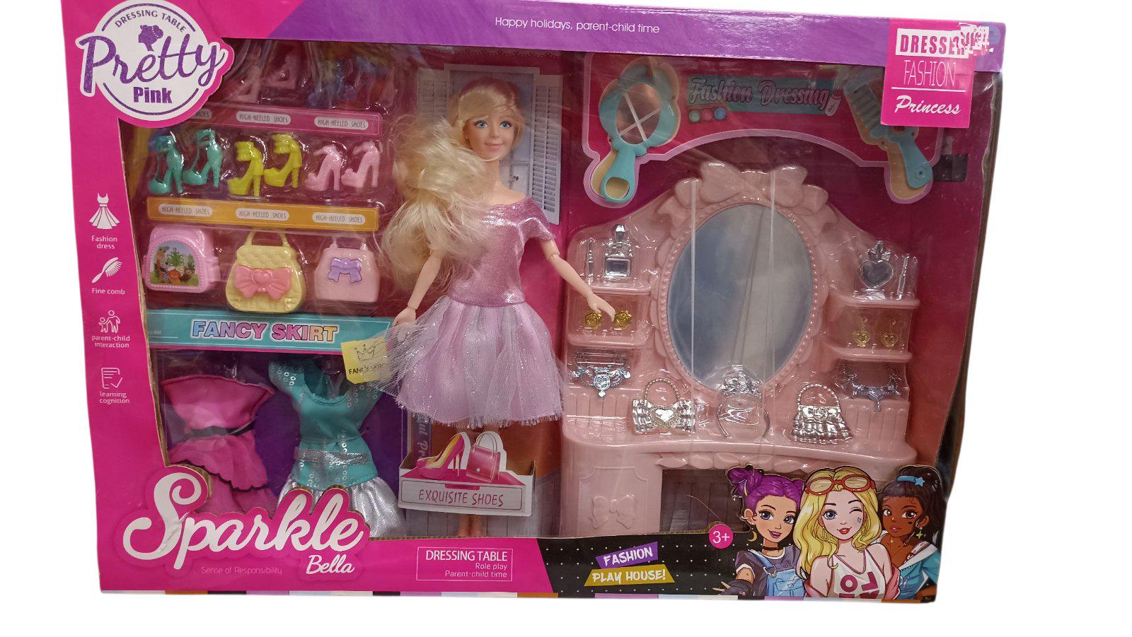 Іграшка дитяча Лялька з меблями та аксесуарами 7024 (30681688)