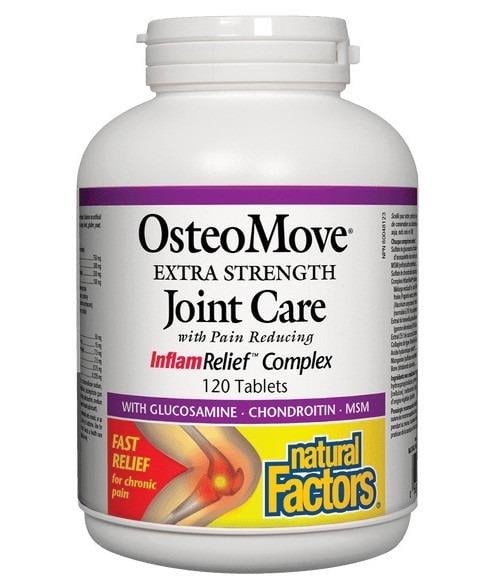 Поддержка здоровья суставов Natural Factors OsteoMove Extra Strength Joint Care 120 таблеток (2470081734)