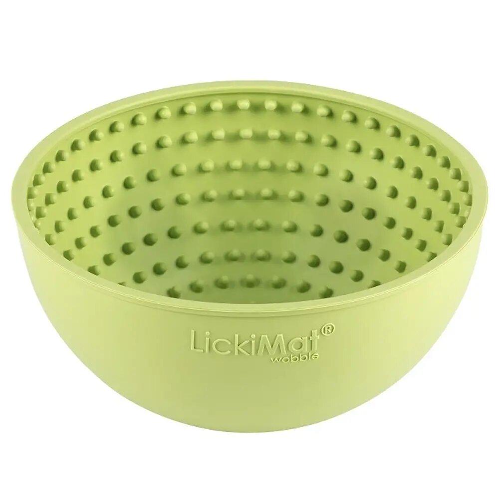 Килимок-антистрес лизальний для собак LickiMat Wobble Light Green - фото 3 Килимок-антистрес лизальний для собак LickiMat Wobble Light Green - фото 3