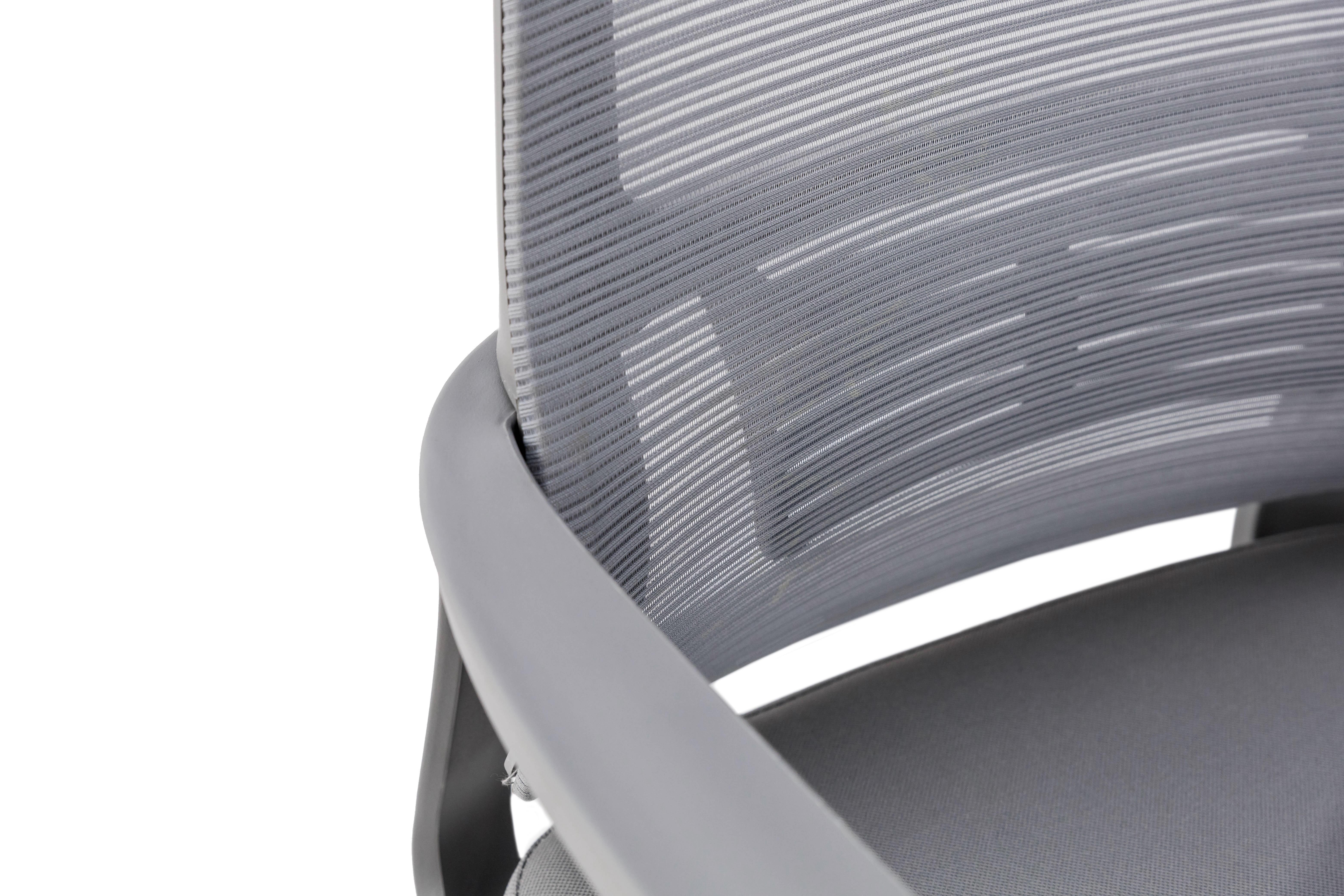 Офисное кресло Мікс Меблі Бит 500x1000x500 мм Серый (GAА0057062) - фото 11