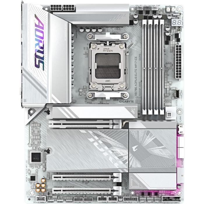 Материнская плата Gigabyte X870E AORUS ELITE WIFI7 ICE White (31022238)