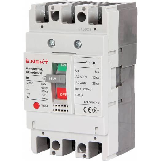 Электрический выключатель e.industrial.ukm.60S.16 3p 16 A
