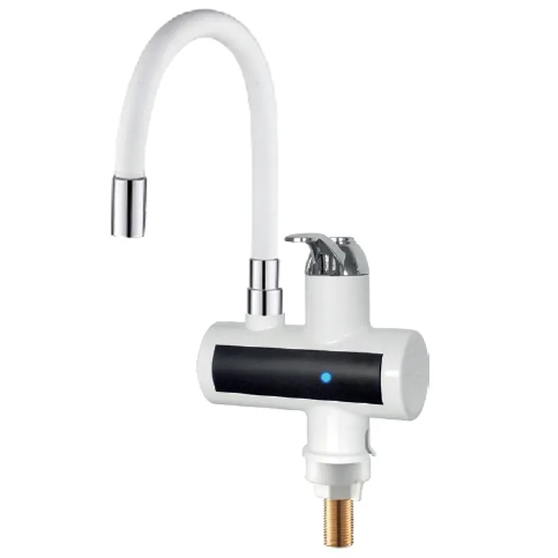 Проточный водонагреватель Zerix ELW21-F-White 3,3 kW силиконовый излив на мойку (ZX5859)