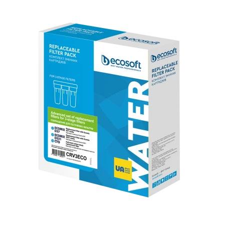 Комплект картриджей Ecosoft для тройного фильтра (CRV3ECO) - фото 4 Комплект картриджей Ecosoft для тройного фильтра (CRV3ECO) - фото 4