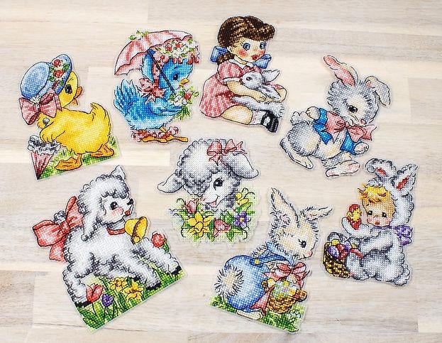 Набор для вышивки крестиком L8032 Easter Ornaments