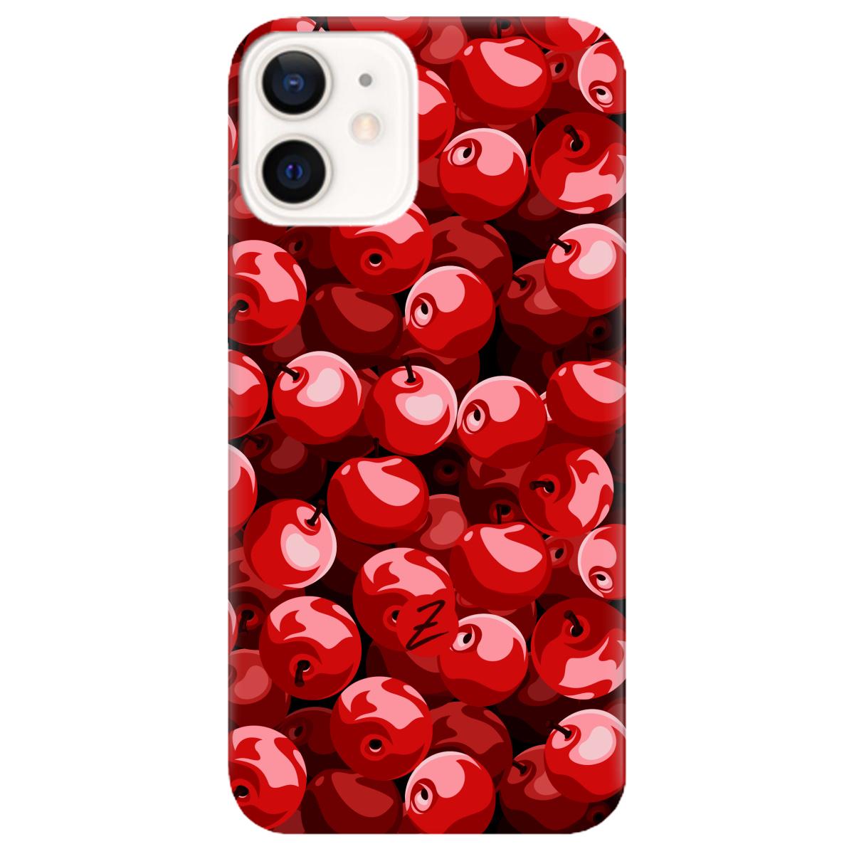 Силиконовый чехол Zorrov для Apple iPhone 12 Mini - Cherry (14050040165088405)