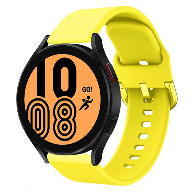 Ремінець One Watchbands для Samsung Galaxy Watch 4 Classic 46 мм Жовтий (WB00S4ONE3446) - фото 2