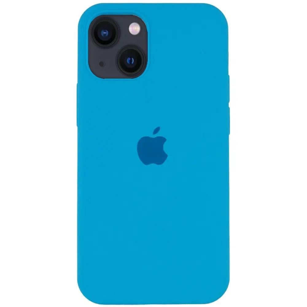 Силиконовый Чехол Накладка Silicone Case для iPhone 13 Blue