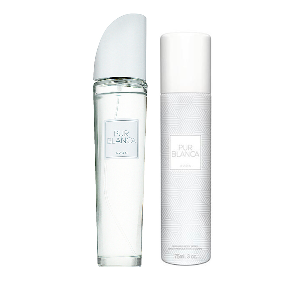 Женский парфюмерный набор Avon Pur Blanca в подарочной коробке (AV12298)