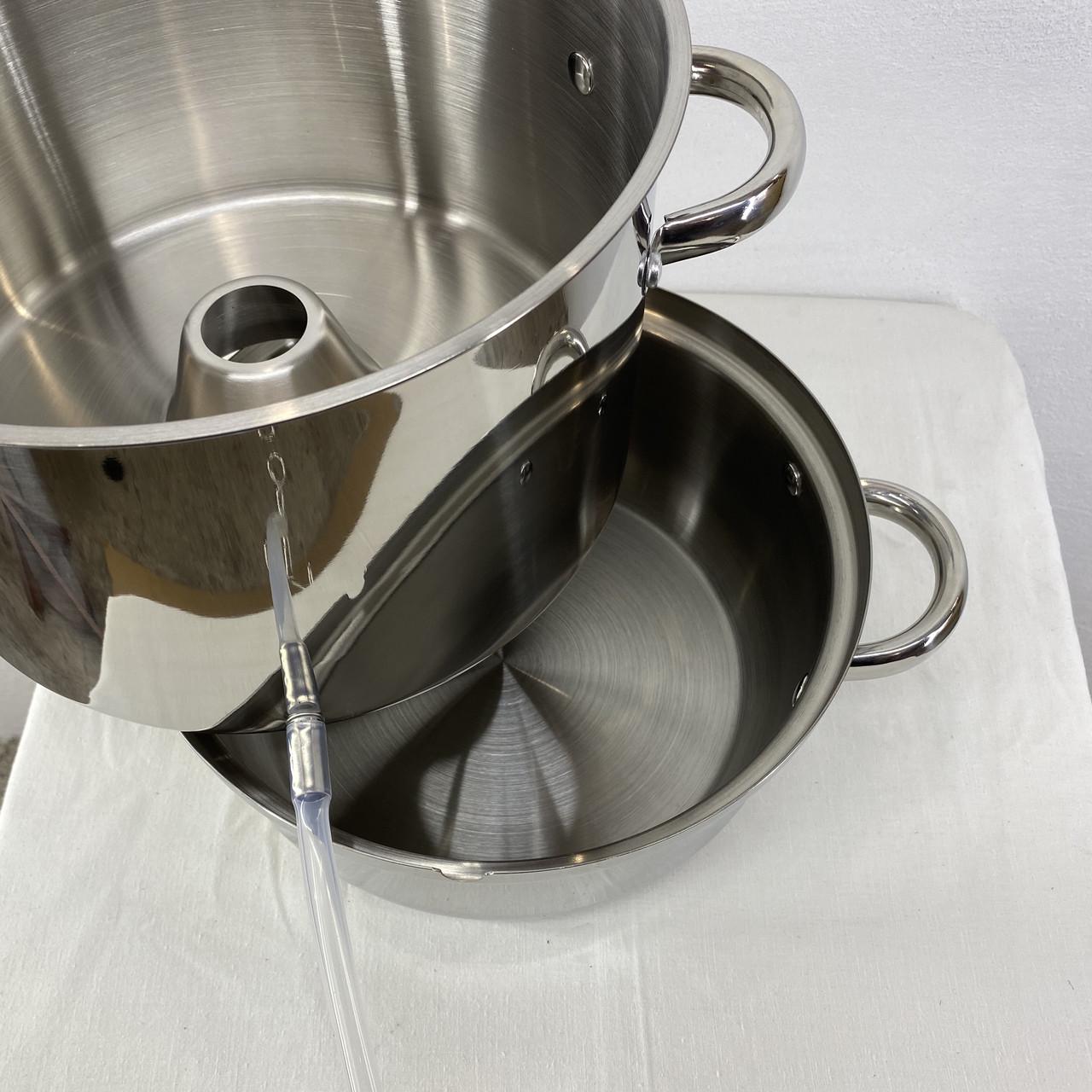 Соковарка нержавейка для сока из овощей и фруктов 9 л (1830380991) - фото 3 Соковарка нержавейка для сока из овощей и фруктов 9 л (1830380991) - фото 3