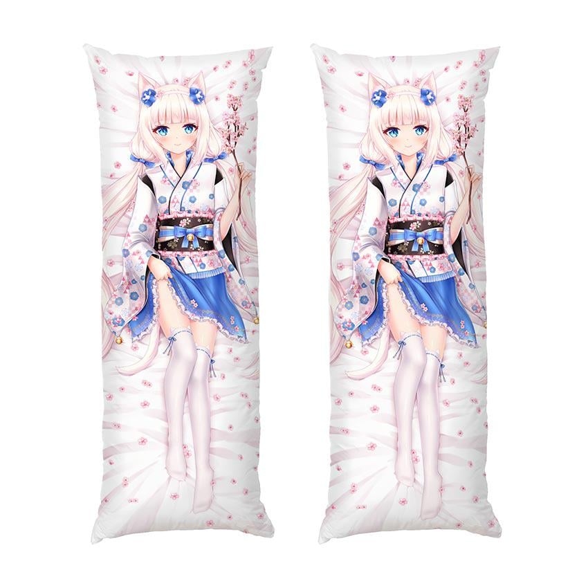Подушка дакимакура Vanilla Neko girl Anime Nekopara габардин 70х30 см (112420)