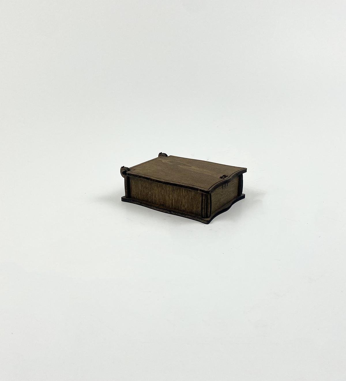 Коробочка з фанери 6,5х8х3 см (5604) - фото 1 Коробочка з фанери 6,5х8х3 см (5604) - фото 1