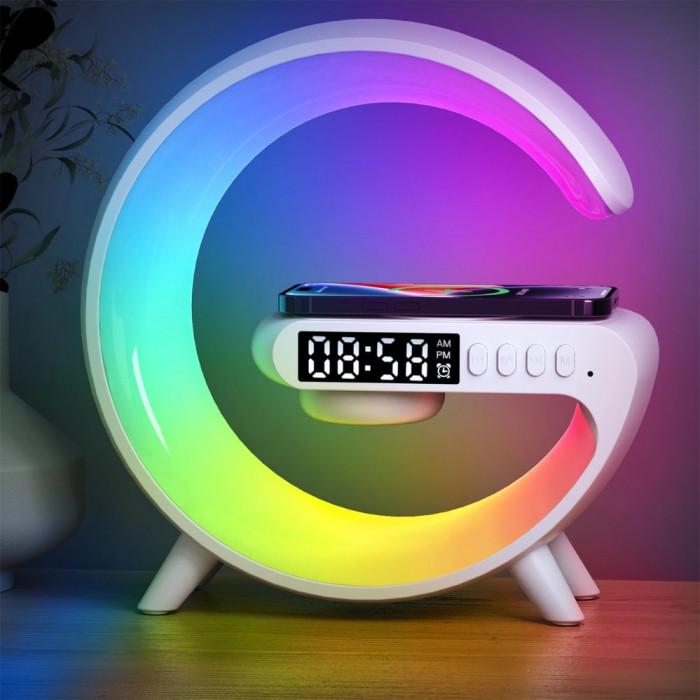 Лампа настільна G RGB 4-in-1 Rainbow з бездротовою зарядкою - фото 2