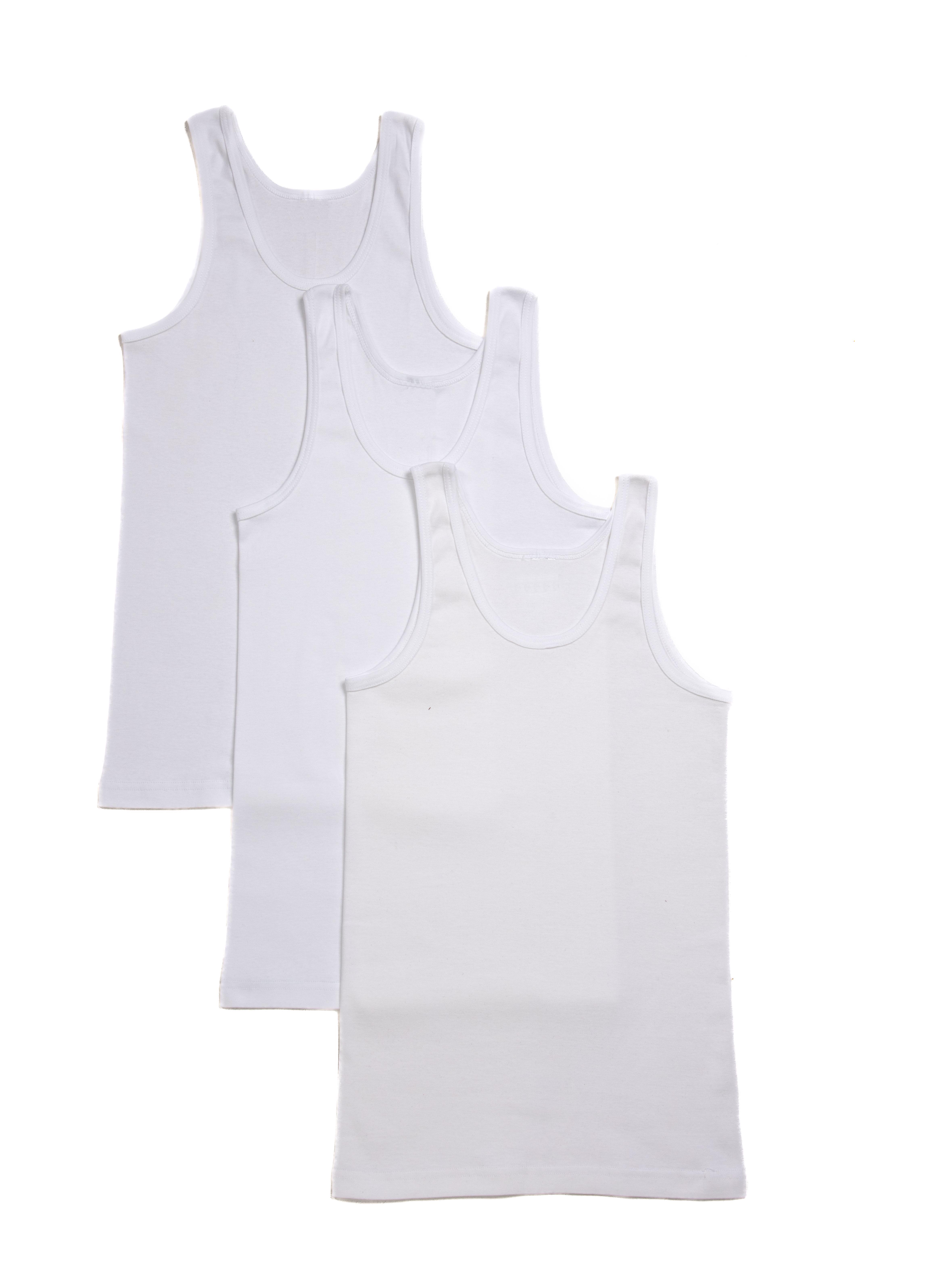 Сет дитячих майок Наталюкс р. 40 158-164 см 3 шт. Білий (2131013200073)