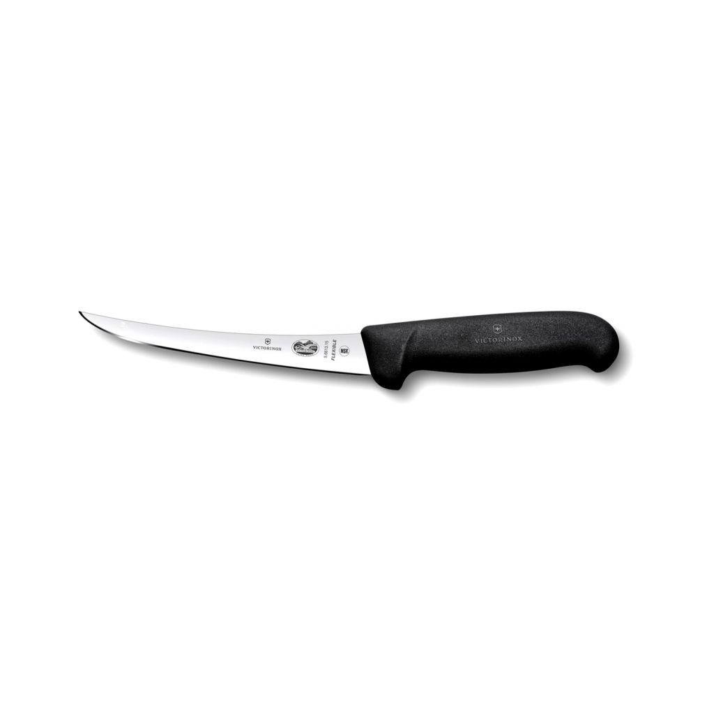 Кухонный нож Victorinox Fibrox Boning Flexible 12 см Black (5.6613.12) Кухонный нож Victorinox Fibrox Boning Flexible 12 см Black (5.6613.12)