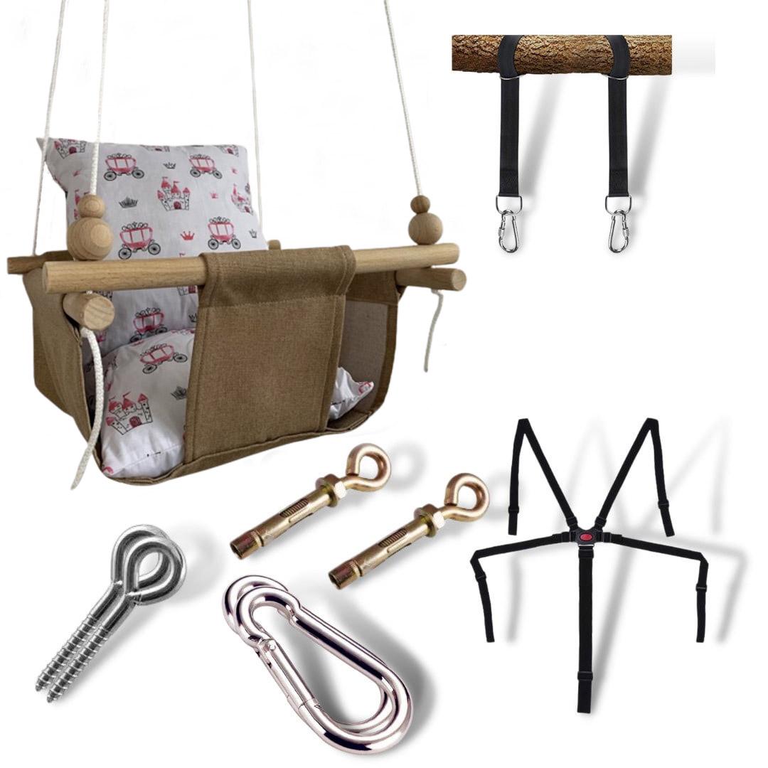 Дитяча гойдалка Infancy Карети Карамельний (9676885)