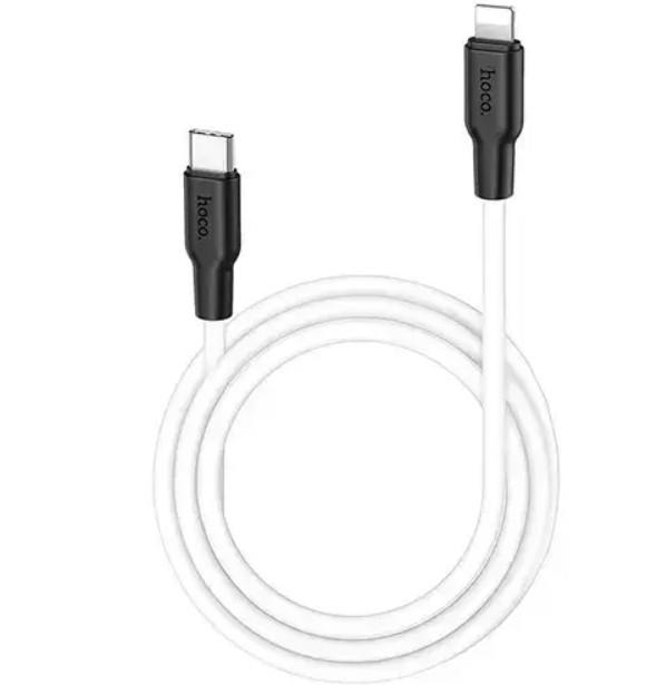 Кабель Hoco USB DX21 Type-C 1 м Бело-Черный - фото 1