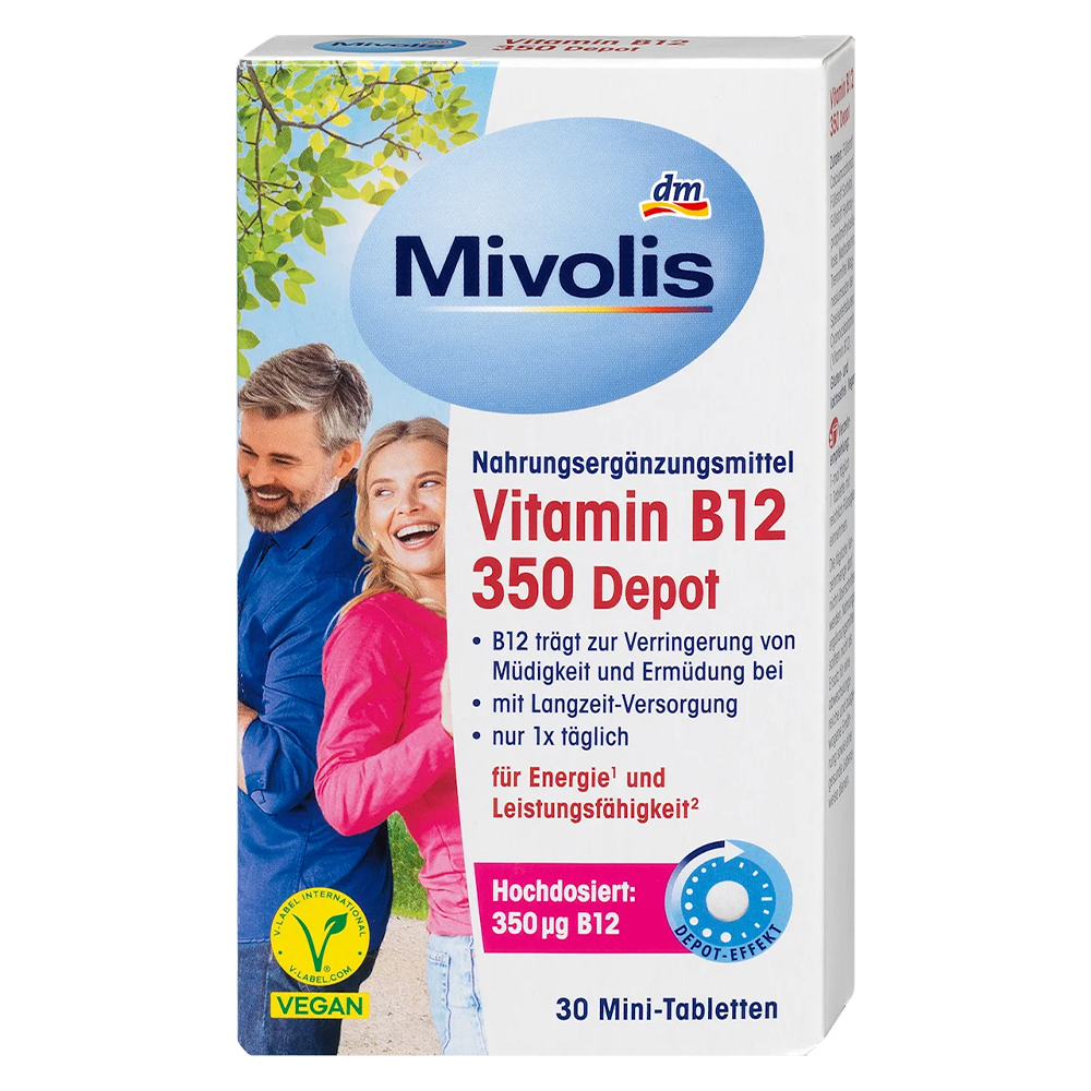Витамин В12 Mivolis 350 депо 30 мини-пилюль 6 г (EPI-15102025-1325)