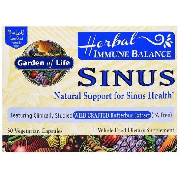 Экстракты для повышения иммунитета Garden of Life Herbal Immune Balance Sinus 30 вег. капс. (000021506)