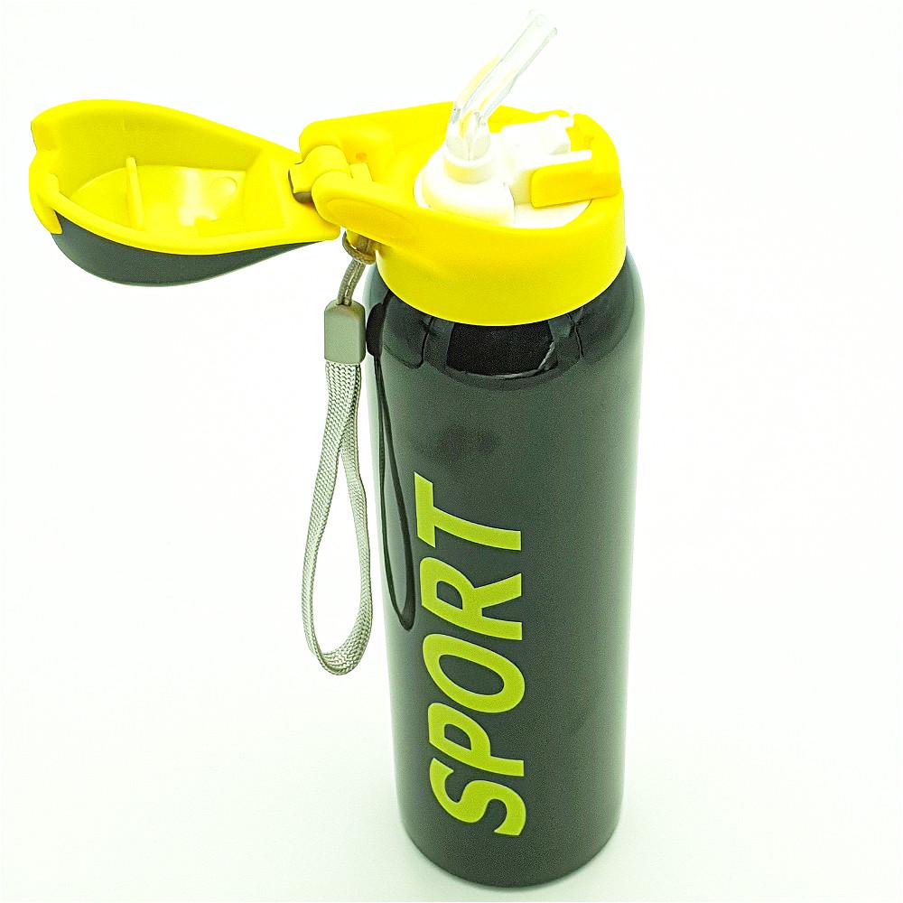 Термос UKC Sport EL 564 с соломинкой и поилкой 500 мл Черный (220056-BLER)