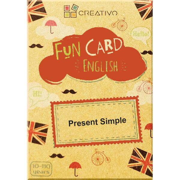 Книга CREATIVO "Fun Card English: Present Simple" (ISBN:9788366122239)